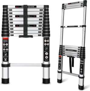 Augtarlion Aluminum Telescoping Extension Ladder