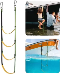 LFUTARI 4 Step Boat Rope Ladder